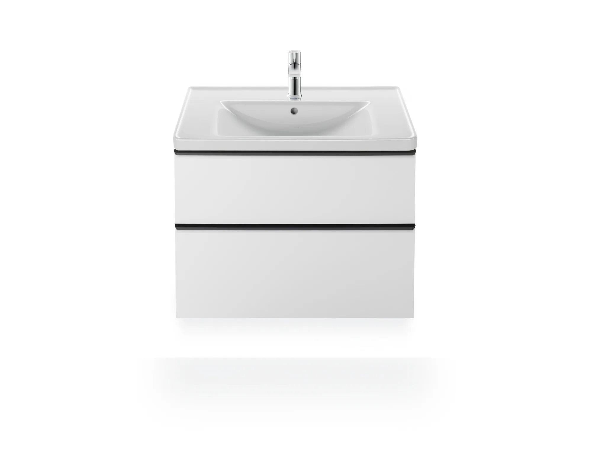 Wandwaschtisch „D-Neo“ 80 × 48 × 16,5 cm, mittig, Hahnlochposition mittig Wandwaschtisch „D-Neo“ 80 × 48 × 16,5 cm, mittig, Hahnlochposition mittig
