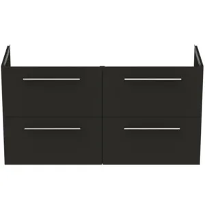 Ideal Standard i.life A Möbeldoppel-Waschtischunterschrank 4 Auszüge Carbongrau matt 1200x440x630 mm Ideal Standard i.life A Möbeldoppel-Waschtischunterschrank 4 Auszüge Carbongrau matt 1200x440x630 mm