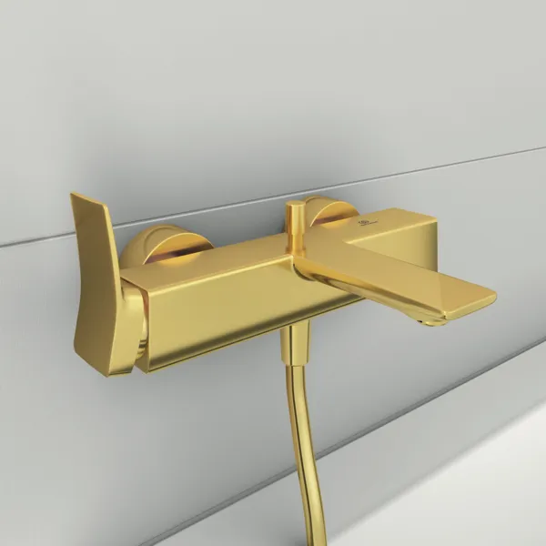 Badearmatur Aufputz Conca, Brushed Gold Badearmatur Aufputz Conca, Brushed Gold