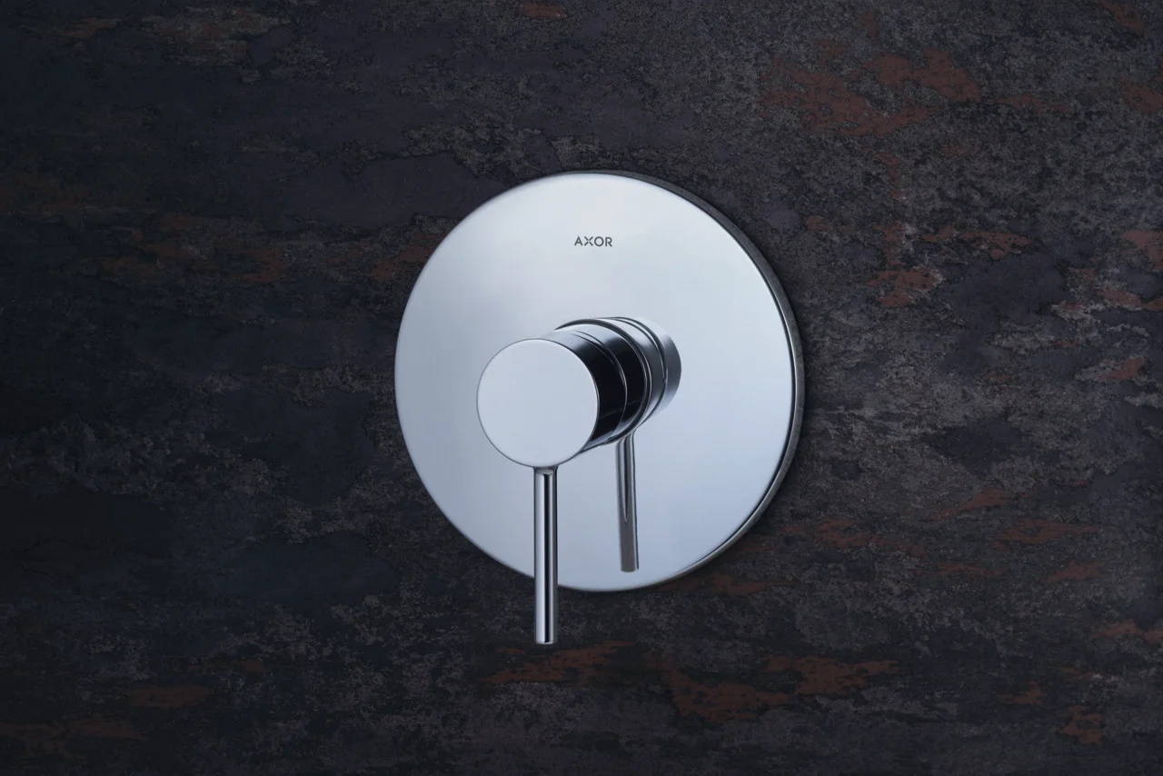Hansgrohe AXOR Starck Einhebel-Brausemischer Unterputz, Chrom, max. Durchfluss 29 l/min, einstellbare Temperaturbegrenzung, für Durchlauferhitzer geeignet Hansgrohe AXOR Starck Einhebel-Brausemischer Unterputz, Chrom, max. Durchfluss 29 l/min, einstellbare Temperaturbegrenzung, für Durchlauferhitzer geeignet