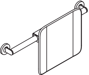 Rückenst. Sys 900, T:150, Wandmont. pulverbeschichtet dgrau tiefmatt/swm