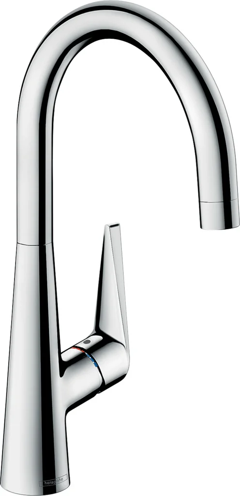 Hansgrohe Talis M51 Einhebel-Küchenmischer 260, Niederdruck, Chrom, Schwenkbereich einstellbar in 3 Stufen auf 110°, 150° oder 360°, Normalstrahl, maximale Durchflussmenge bei 3 bar: 5 l/min