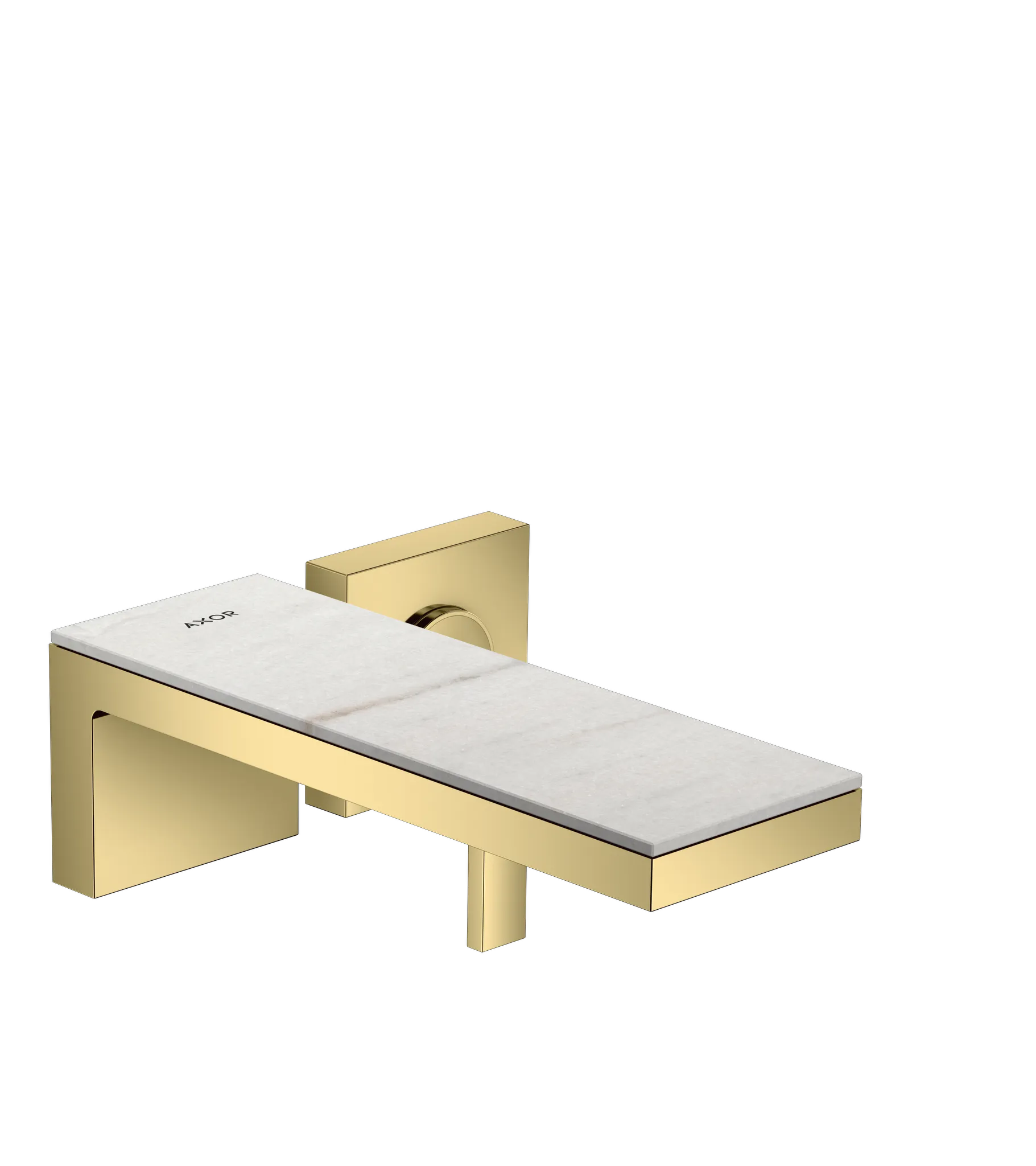 Hansgrohe AXOR MyEdition Mischer mit Platte 245 Marmor Lasa Covelano Vena Oro Hansgrohe AXOR MyEdition Mischer mit Platte 245 Marmor Lasa Covelano Vena Oro