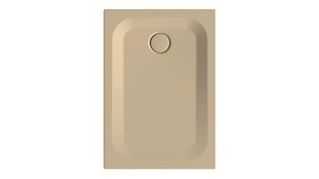 Bette rechteck Duschwanne „BetteUltra“ 1000 × 700 mm ohne Oberflächenbeschichtung, mit BetteGlasur® Plus, ohne Wannenträger, in Bahamabeige