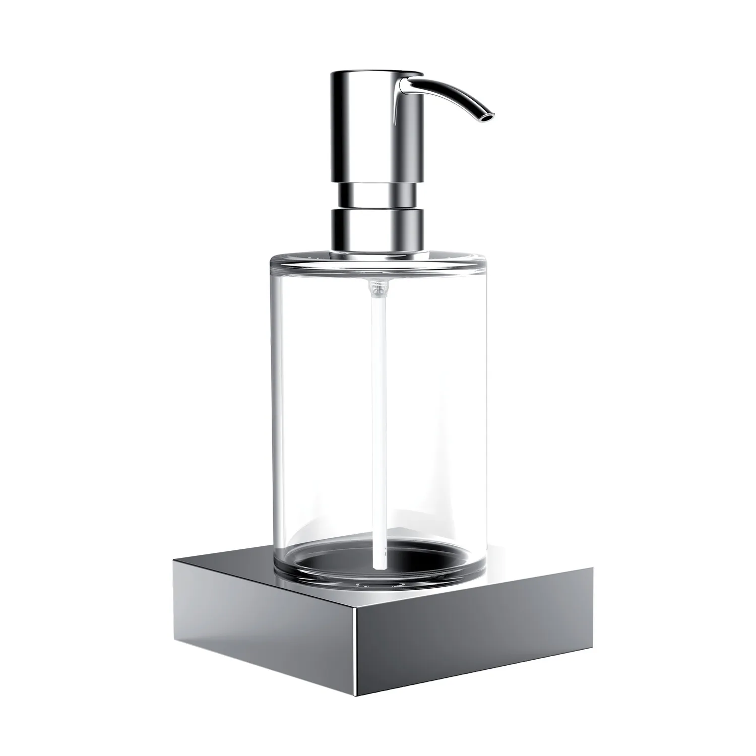 liaison Seifenspender Glasteil klar, Metallpumpe, 240 ml, chrom liaison Seifenspender Glasteil klar, Metallpumpe, 240 ml, chrom