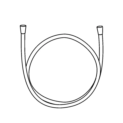 LOGOFLEX-Schlauch L 1250mm,Kon/Kon chrom