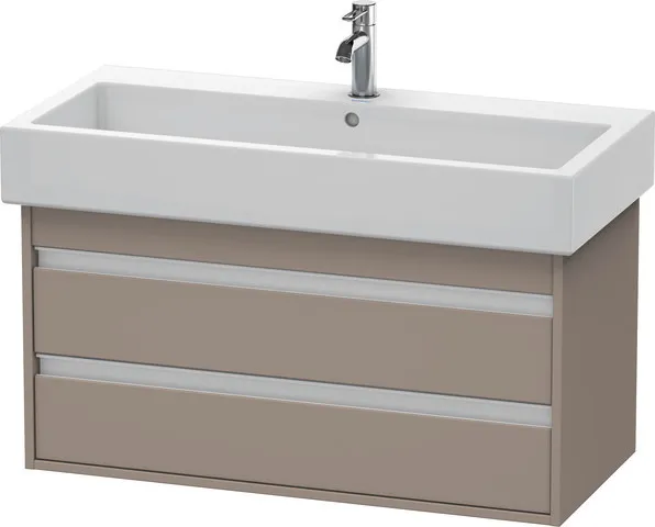 Duravit Waschtischunterschrank wandhängend „Ketho“ 95 × 48 × 44 cm Basalt Matt Duravit Waschtischunterschrank wandhängend „Ketho“ 95 × 48 × 44 cm Basalt Matt