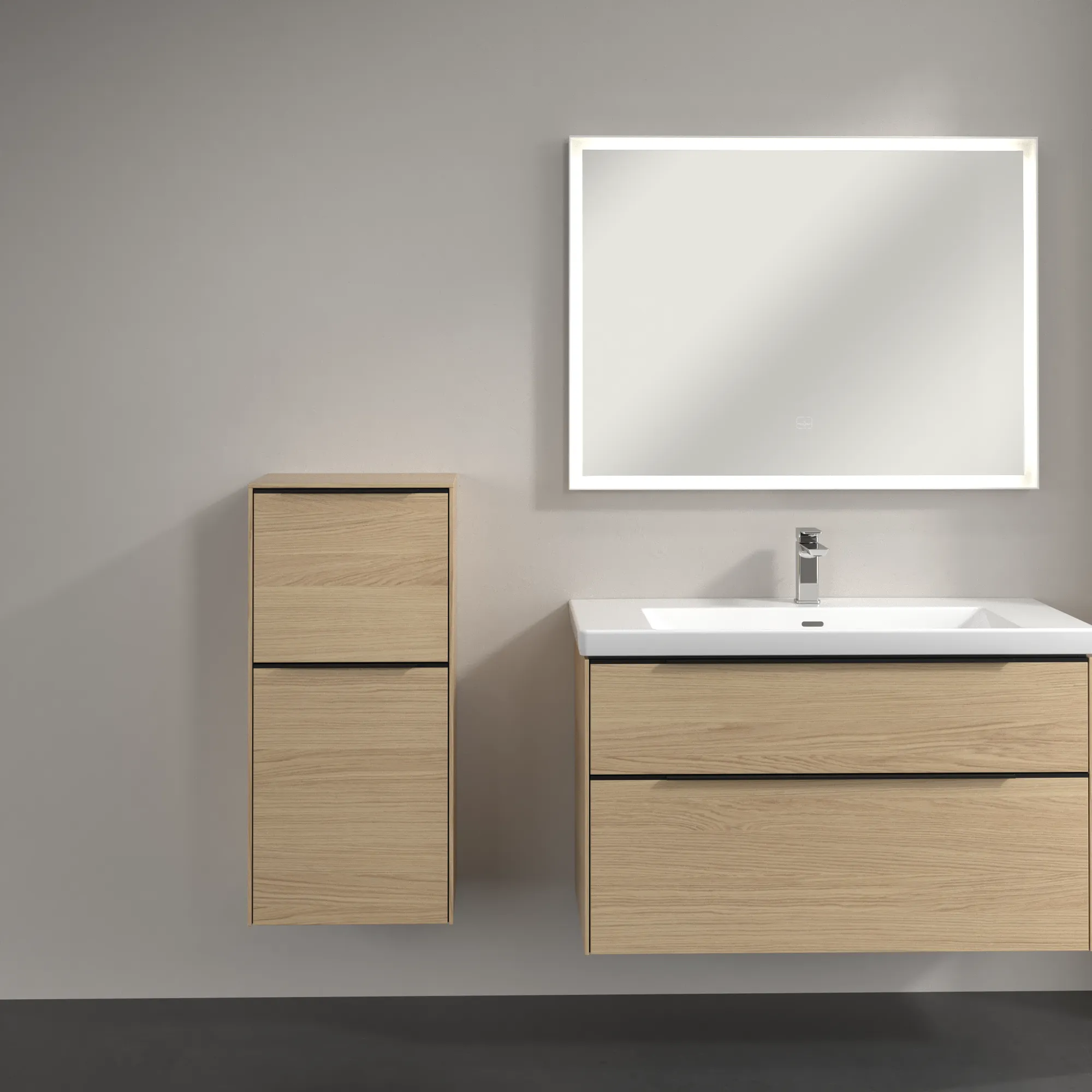 Villeroy & Boch Seitenschrank „Subway 3.0“ 40 × 86 × 36,2 × 36,2 cm 1 Auszug, 1 Tür, Anschlag (Scharnier) links, 1 Tür, Anschlag links Villeroy & Boch Seitenschrank „Subway 3.0“ 40 × 86 × 36,2 × 36,2 cm 1 Auszug, 1 Tür, Anschlag (Scharnier) links, 1 Tür, Anschlag links