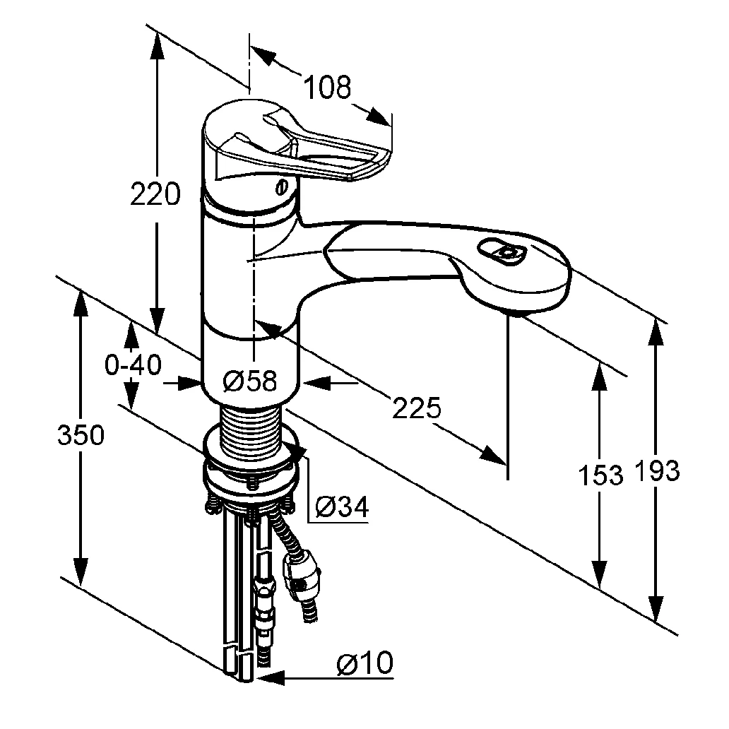 MX SpültischEHM DN 8 herausz. Brause chrom MX SpültischEHM DN 8 herausz. Brause chrom