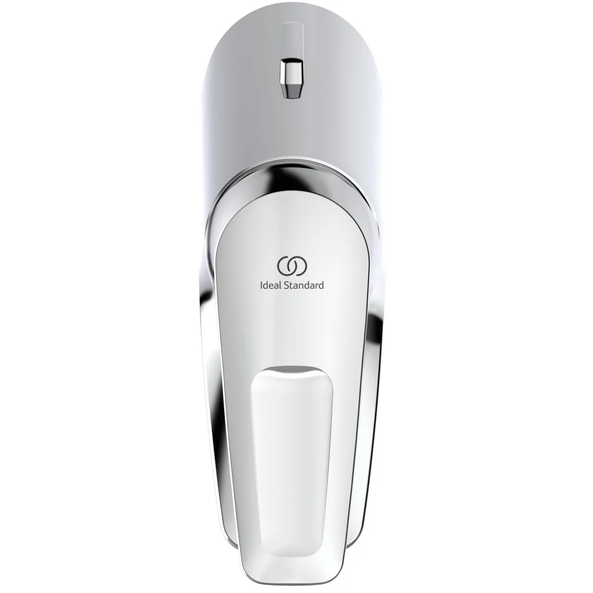 Waschtischarmatur Ceramix Blue, Piccolo, mit Ablaufgarnitur, Ausladung 117mm, Chrom Waschtischarmatur Ceramix Blue, Piccolo, mit Ablaufgarnitur, Ausladung 117mm, Chrom