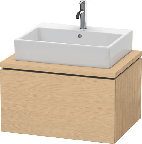 Duravit Waschtischunterschrank wandhängend „L-Cube“ 72 × 40 × 54,7 cm Eiche Natur
