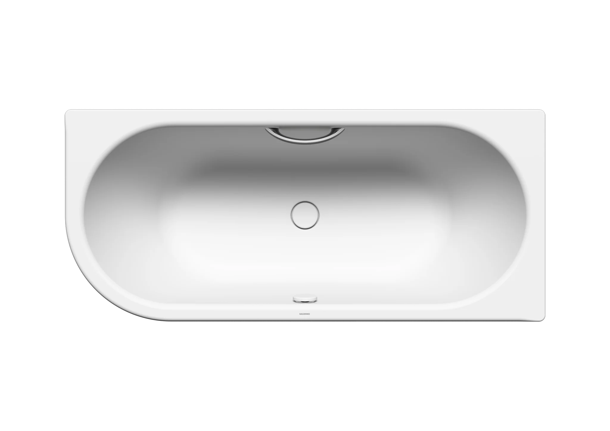 Kaldewei CENTRO DUO 1 LINKS Badewanne, oval, 1800 x 800 mm, alpinweiß matt, mit Griffloch Kaldewei CENTRO DUO 1 LINKS Badewanne, oval, 1800 x 800 mm, alpinweiß matt, mit Griffloch
