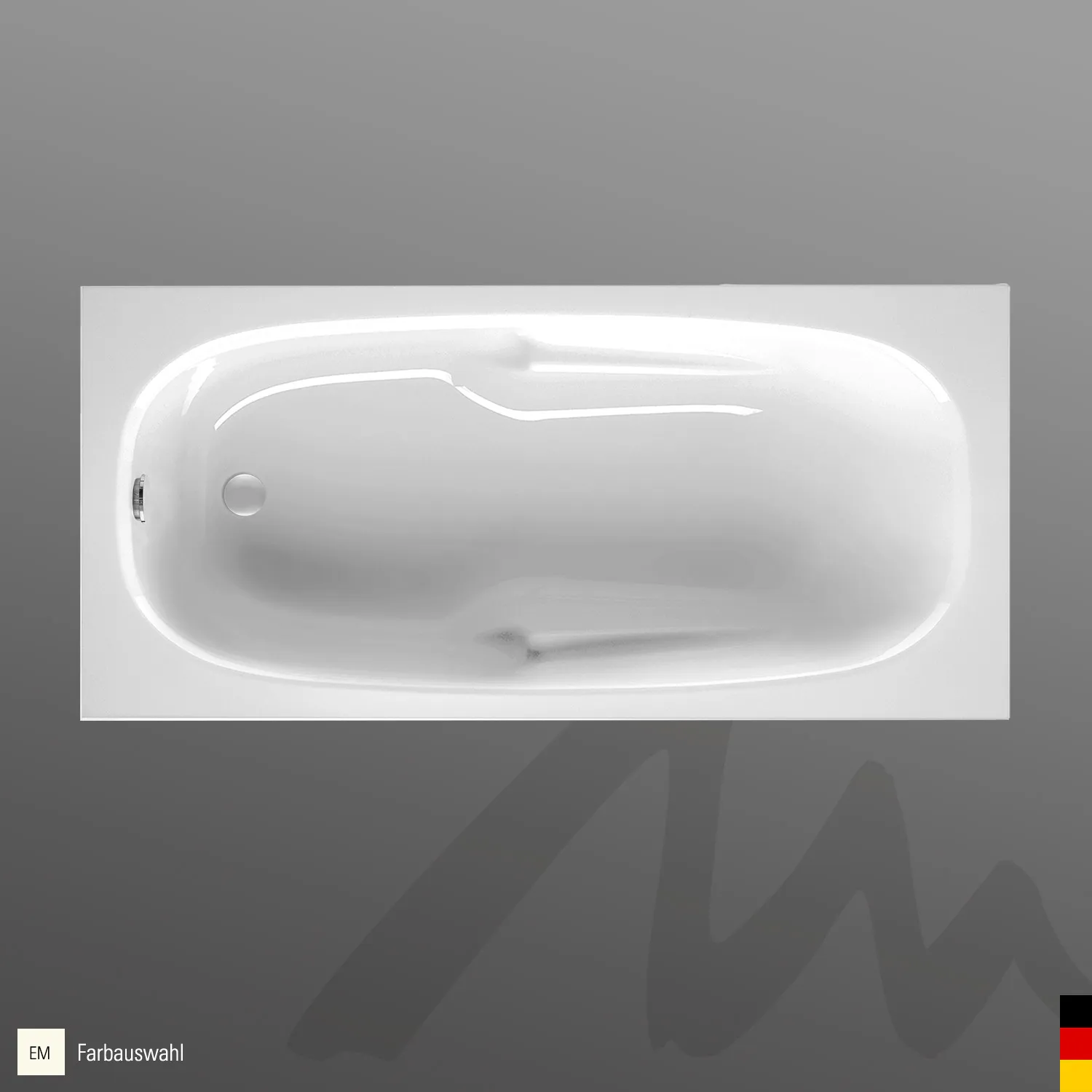 Mauersberger Acryl-Badewanne crassula 170/80 Mauersberger Acryl-Badewanne crassula 170/80