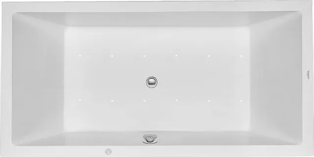 Duravit Whirlwanne „Starck“ rechteck 1800 × 900 mm, Mittelablauf mit Air-System, in Weiß Duravit Whirlwanne „Starck“ rechteck 1800 × 900 mm, Mittelablauf mit Air-System, in Weiß