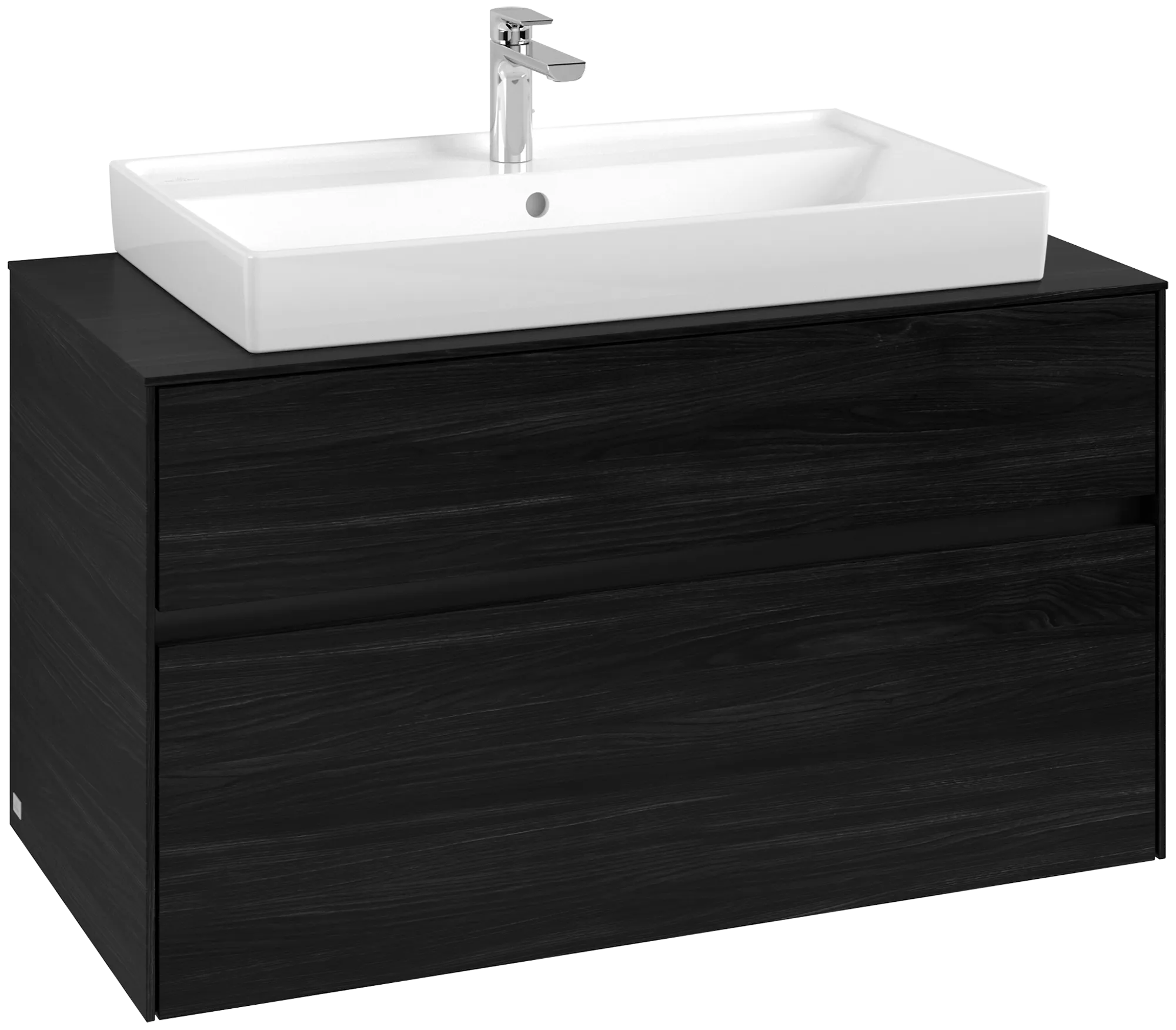 Villeroy & Boch Collaro Waschbeckenunterschrank C02000, 1000 x 548 x 500 mm, Black Oak