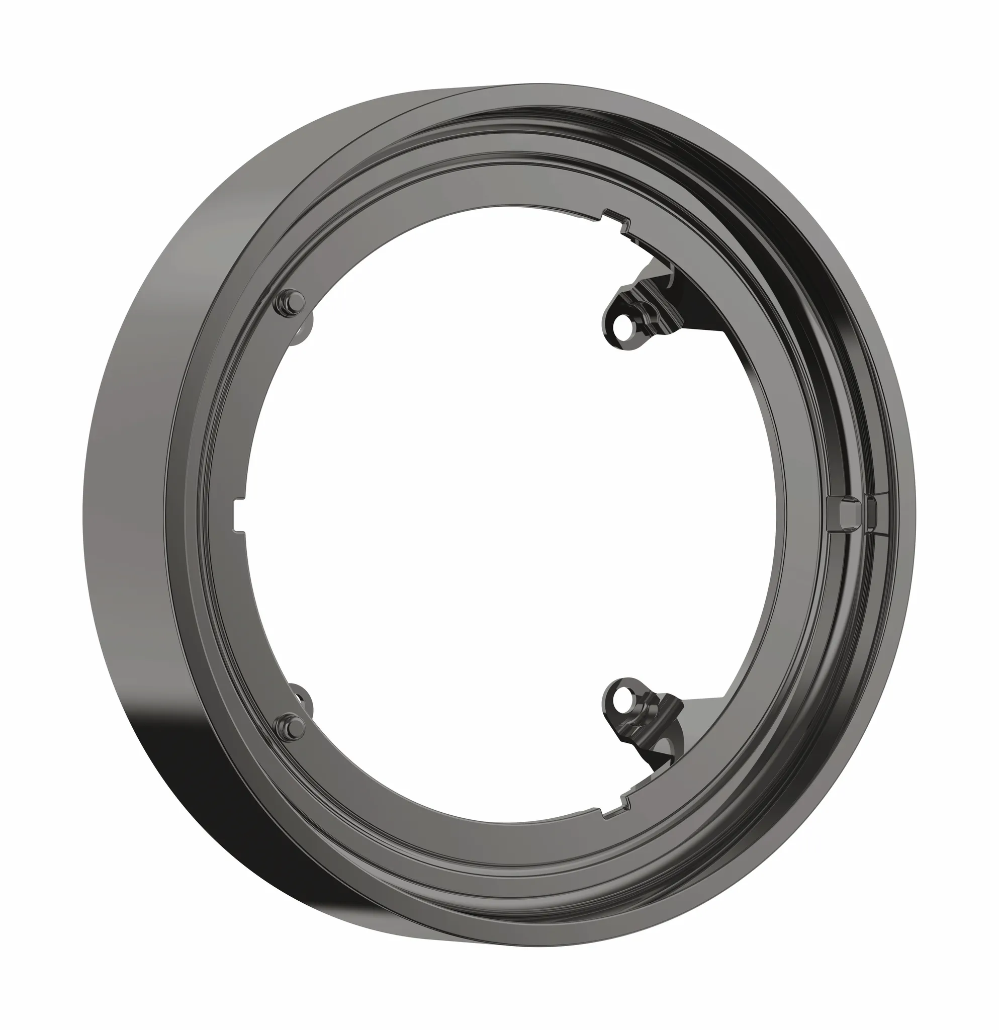 Hansgrohe AXOR ShowerSelect ID Verlängerungsrosette rund 22 mm, Polished Black Chrome