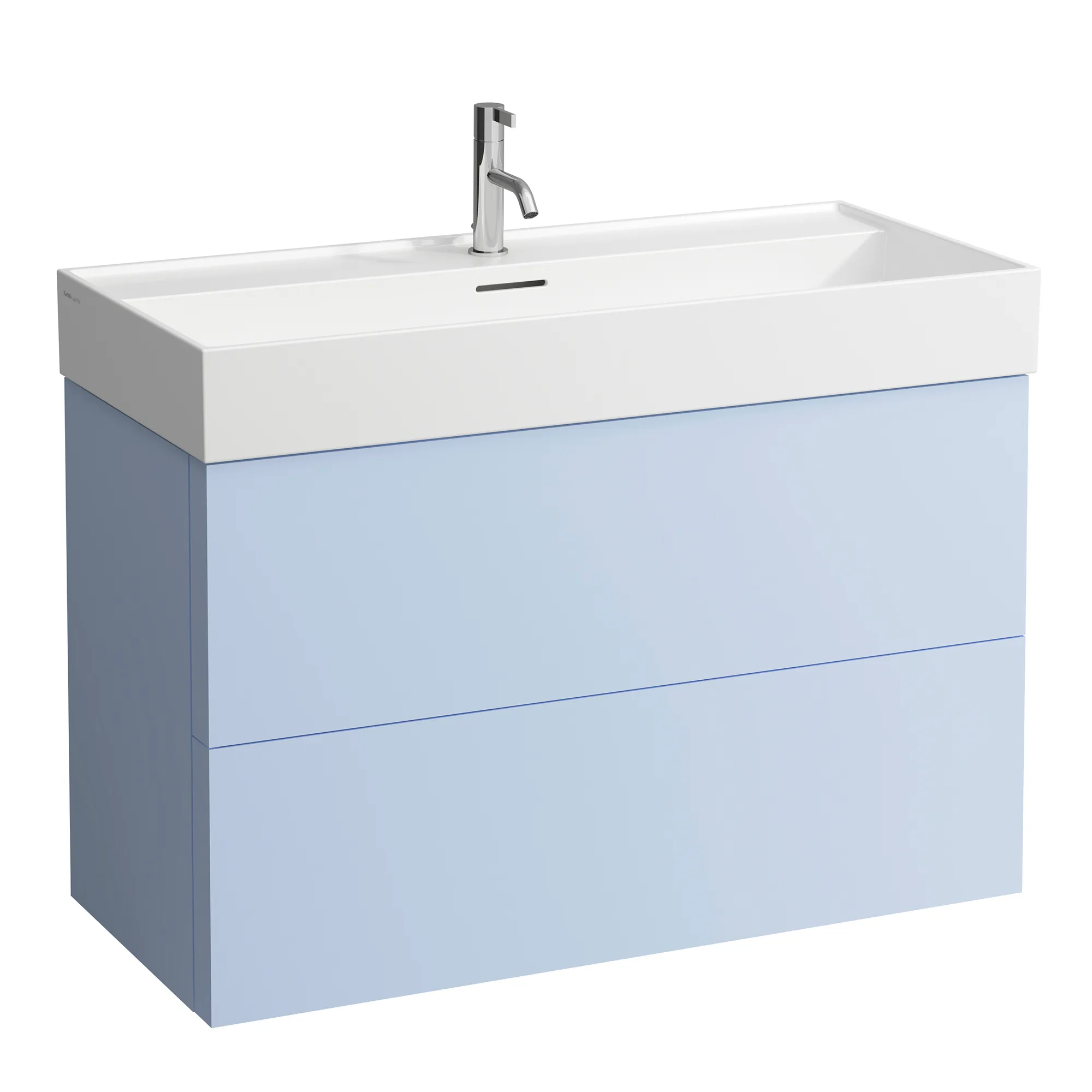 Laufen Waschtischunterbau „Kartell“ 450 × 600 × 985 mm Graublau