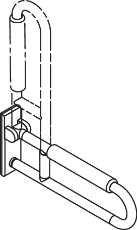 HEWI Stützklappgriff mobil „Serie 801“ HEWI Stützklappgriff mobil „Serie 801“