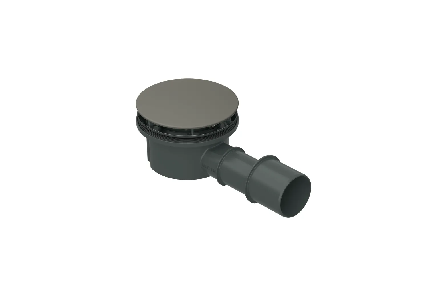 Compact+, seitlich - 0,5 l/s, Ab- und Überlauf, Duschwanne, Duschfläche, 225x115x85 mm, Weiß, Kunststoff