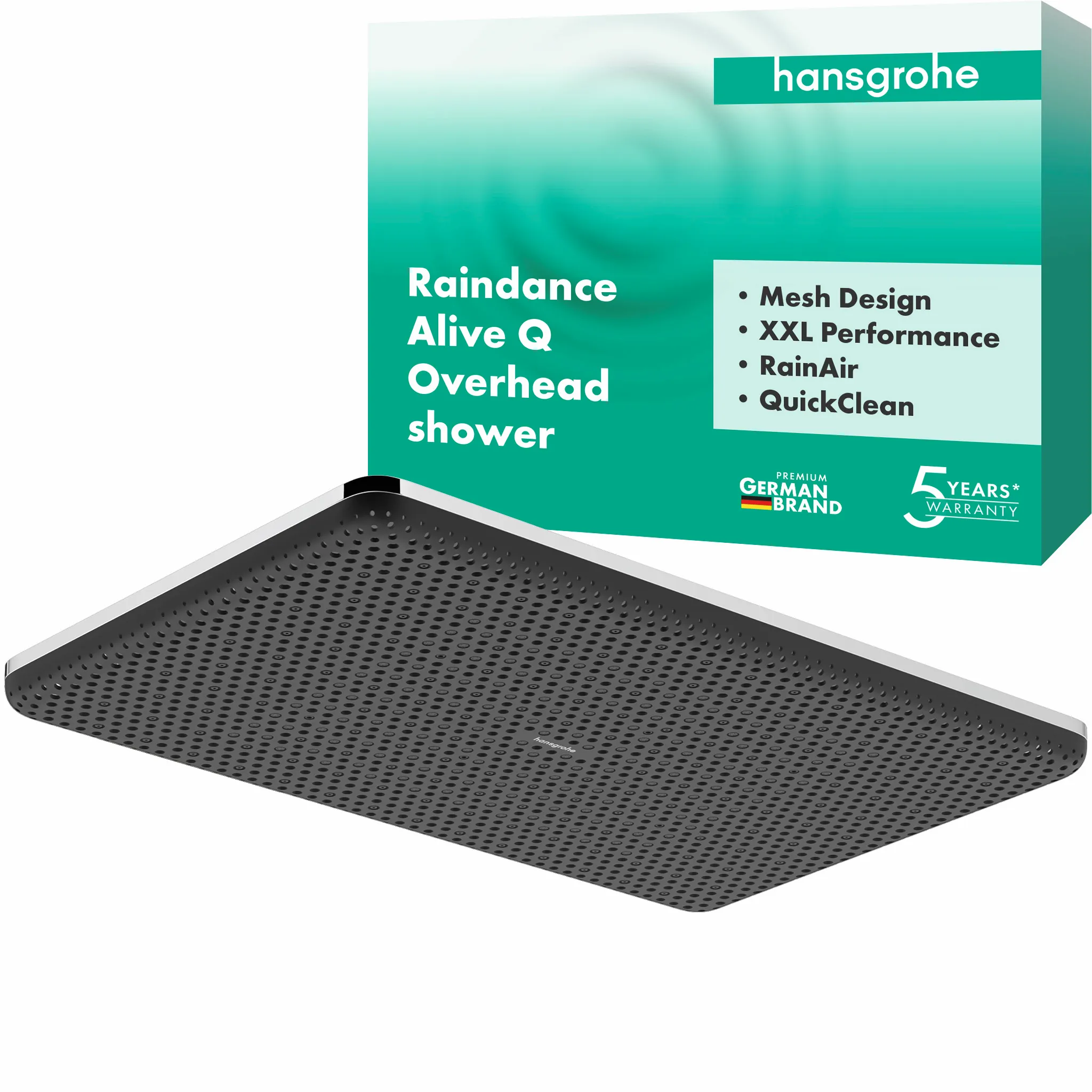 Duschkopf „Raindance Alive Q“ in Chrom