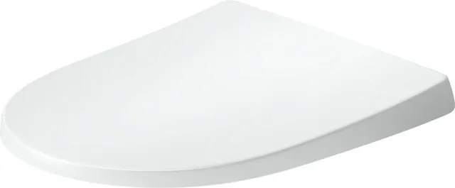 Duravit Univ.WC-Sitz D-shaped Tief 438mm Ülap Absenkaut. abnehmb. Scharn. Edelst. We