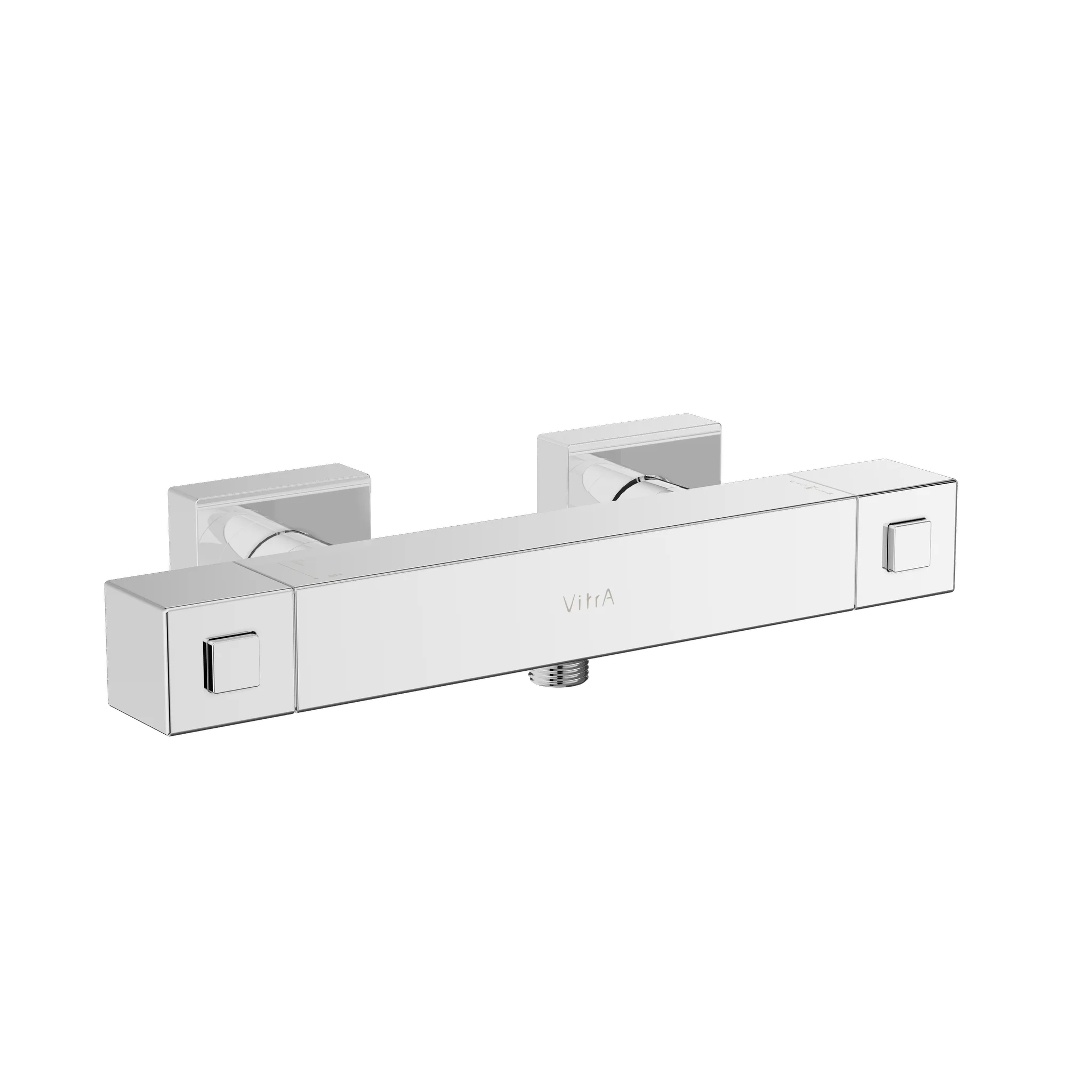 VitrA Base Square Thermostat-Brausearmatur Aufputzmontage Chrom, Stichmaß 150 mm, Rosette eckig 68 x 68 mm, Farbe Kupfer Soft VitrA Base Square Thermostat-Brausearmatur Aufputzmontage Chrom, Stichmaß 150 mm, Rosette eckig 68 x 68 mm, Farbe Kupfer Soft