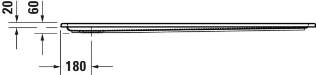 Duravit rechteck Duschwanne „Starck Slimline“ 150 × 90 cm ohne Antislip Duravit rechteck Duschwanne „Starck Slimline“ 150 × 90 cm ohne Antislip