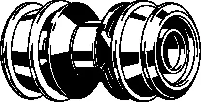 Viega „Raxofix“ Kupplung mit 2 Muffen 50 × 40 mm