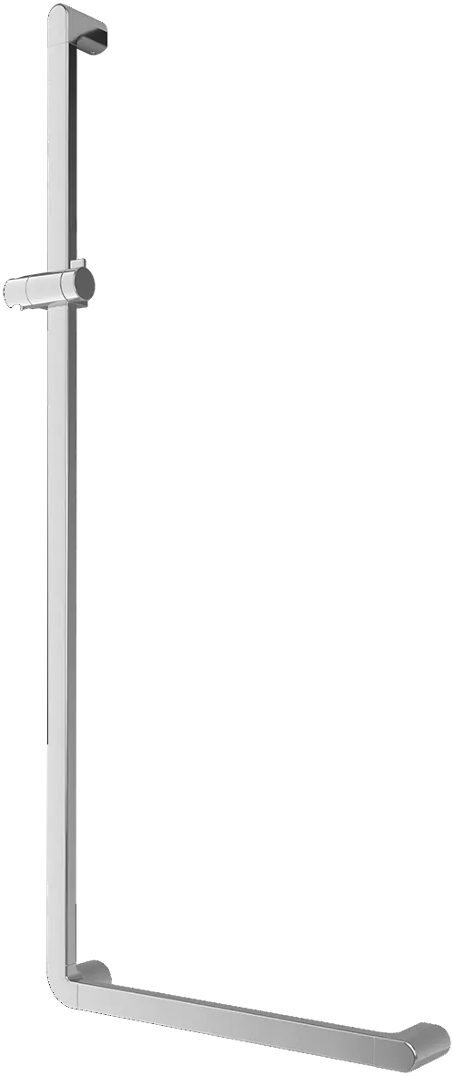 Villeroy & Boch Wandhaltegriff L-Form mit Brausehalter „ViCare Design“ Villeroy & Boch Wandhaltegriff L-Form mit Brausehalter „ViCare Design“