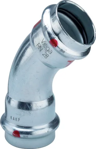 „Prestabo“ 45°-Bogen mit 2 Muffen 12 mm „Prestabo“ 45°-Bogen mit 2 Muffen 12 mm