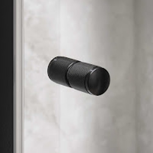 HSK gerahmte Drehpunkttür „Favorit Plus“ für Seitenwand Glas Chinchilla, Profile Schwarz-matt, H: 2000 mm HSK gerahmte Drehpunkttür „Favorit Plus“ für Seitenwand Glas Chinchilla, Profile Schwarz-matt, H: 2000 mm