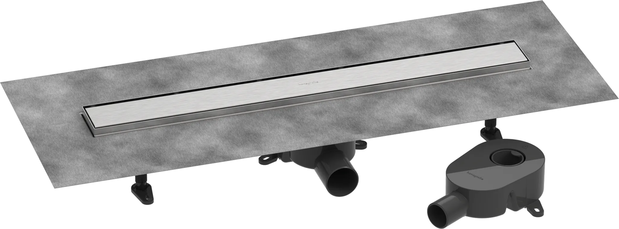 Hansgrohe RainDrain Go Komplettset Duschrinne 700 rückseitig befliesbar Hansgrohe RainDrain Go Komplettset Duschrinne 700 rückseitig befliesbar