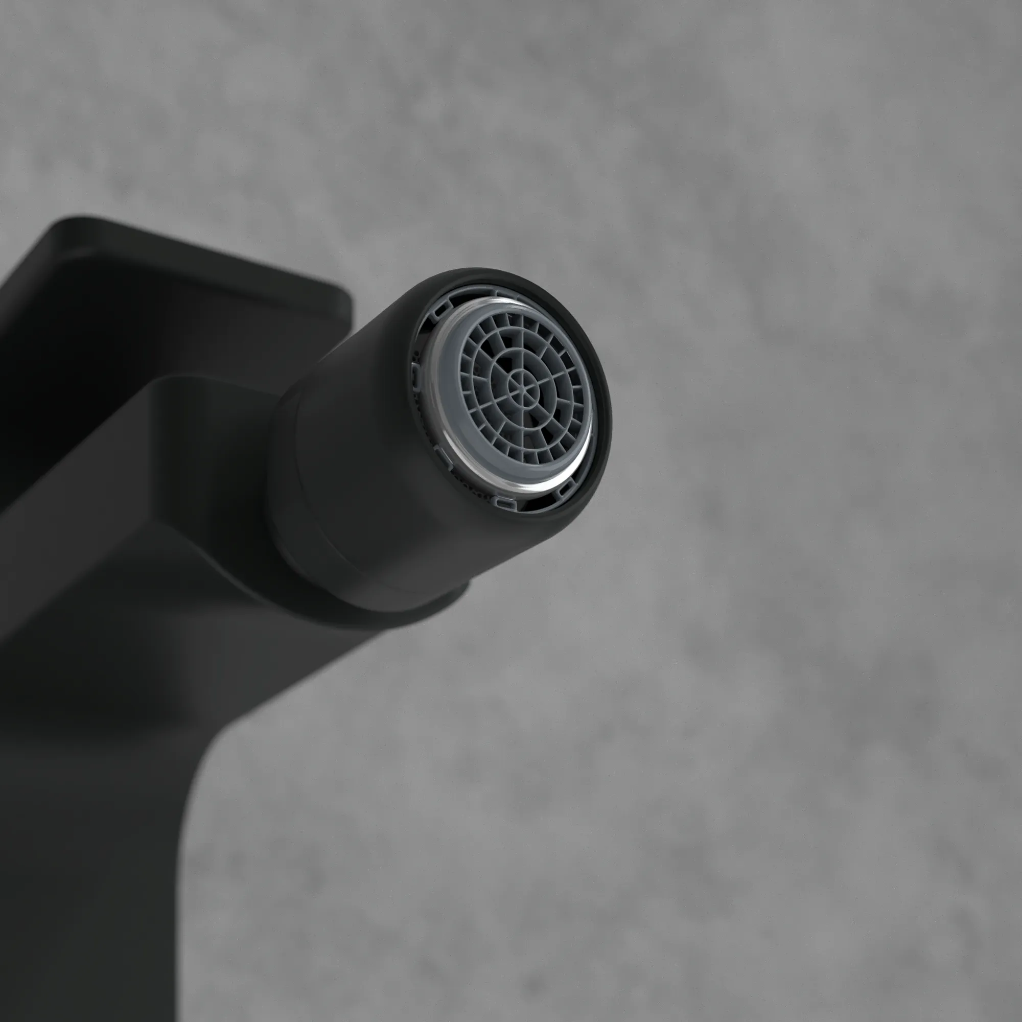 Villeroy & Boch Bidetarmatur Architectura Square, Einhebel, 42x165x139 mm, Matt Black Villeroy & Boch Bidetarmatur Architectura Square, Einhebel, 42x165x139 mm, Matt Black