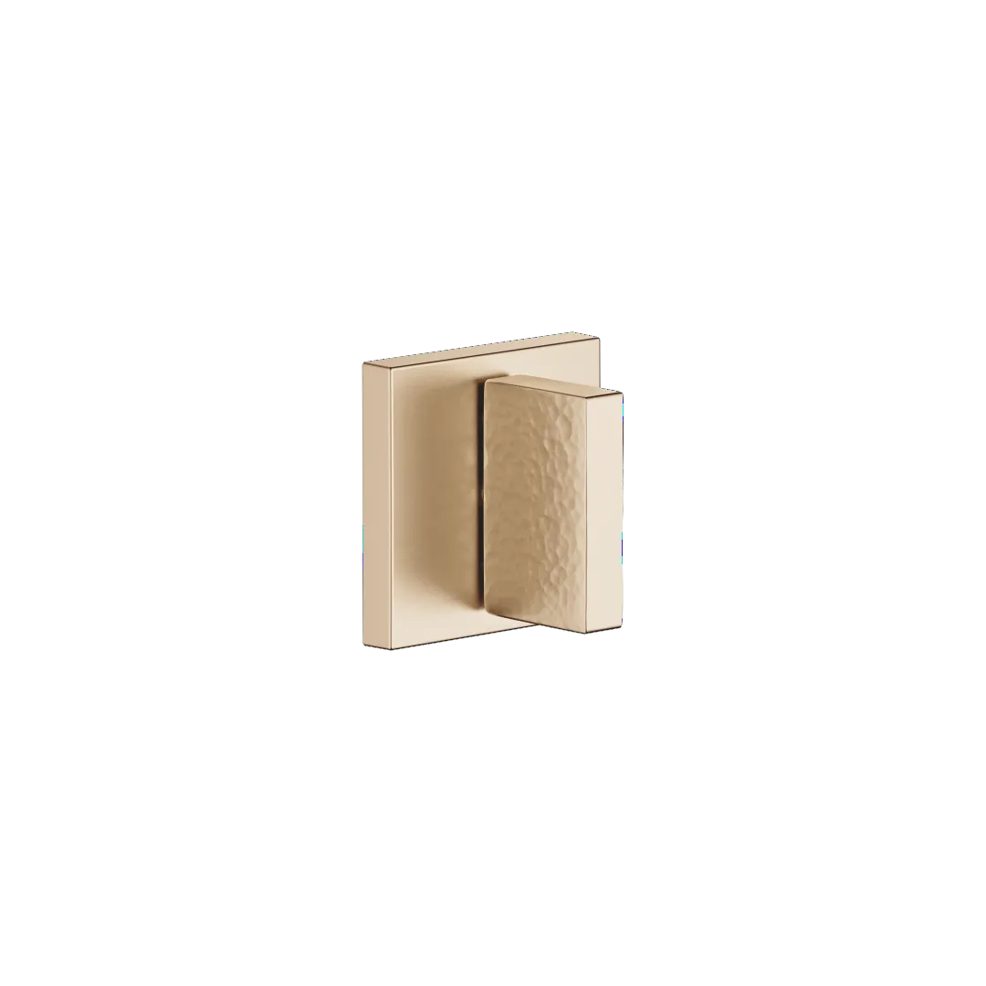 Dornbracht MEM Unterputzventil rechtsschließend, 1/2" - Champagne gebürstet (22kt Gold), Rosette 60 x 60 mm