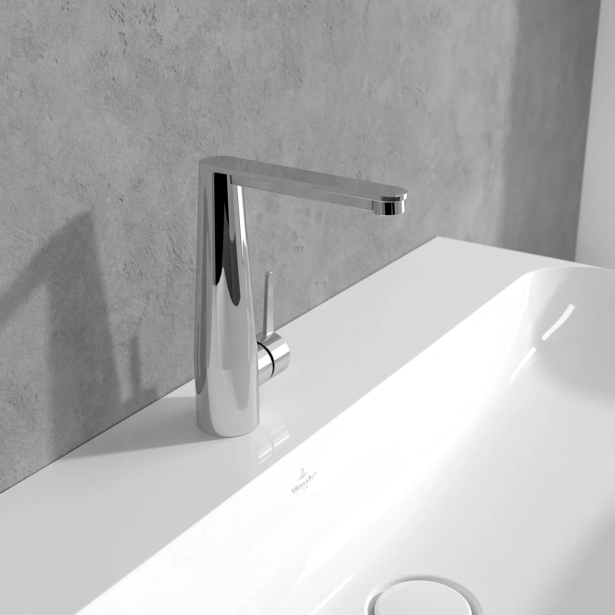 Villeroy & Boch Conum Einhebel-Waschtischarmatur TVW127004000, 49 x 210 x 174 mm, Chrom Villeroy & Boch Conum Einhebel-Waschtischarmatur TVW127004000, 49 x 210 x 174 mm, Chrom