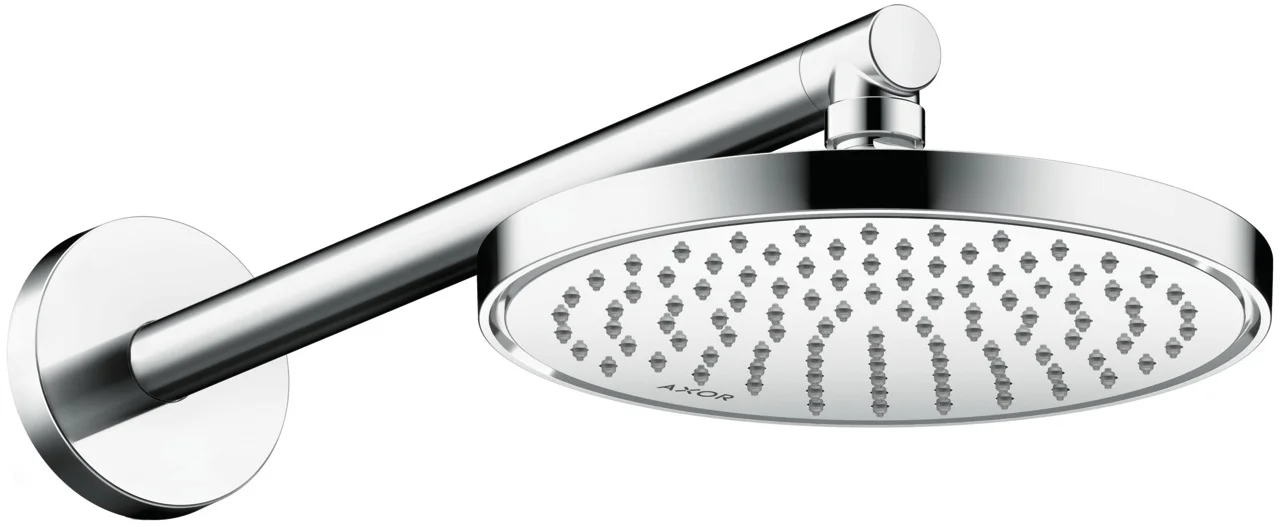 Hansgrohe AXOR ShowerSolutions Kopfbrause 220 1jet EcoSmart Chrom, 220 mm Brausekopfgröße, verstellbarer Winkel, abnehmbar zur Reinigung Hansgrohe AXOR ShowerSolutions Kopfbrause 220 1jet EcoSmart Chrom, 220 mm Brausekopfgröße, verstellbarer Winkel, abnehmbar zur Reinigung