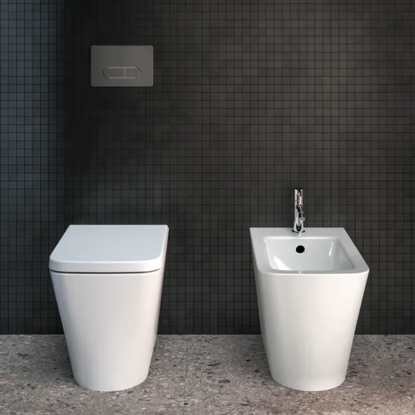 Ideal Standard Bidet „BlendCube“, Befestigung verdeckt 35,5 × 56 × 40 cm in Weiß Ideal Standard Bidet „BlendCube“, Befestigung verdeckt 35,5 × 56 × 40 cm in Weiß