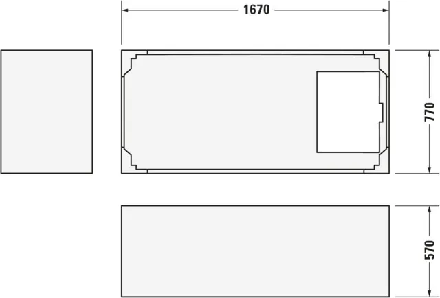 Badewannenträger für Starck 700336