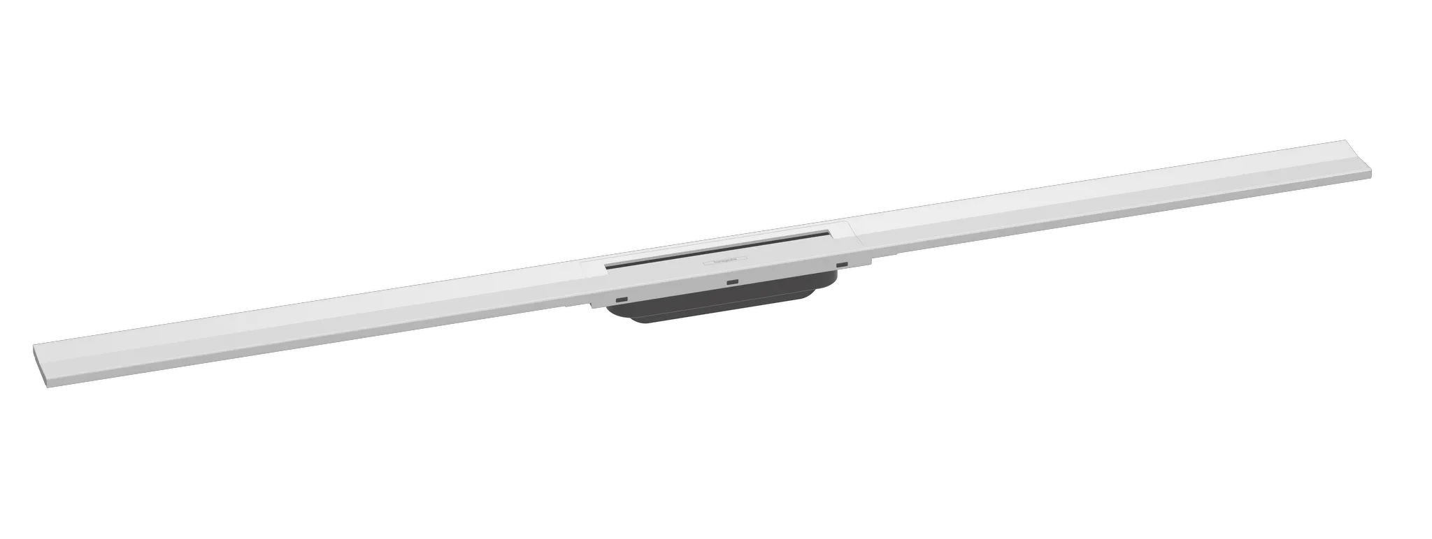 Hansgrohe RainDrain Flex Fertigset Duschrinne 1200 kürzbar, Mattweiß Hansgrohe RainDrain Flex Fertigset Duschrinne 1200 kürzbar, Mattweiß