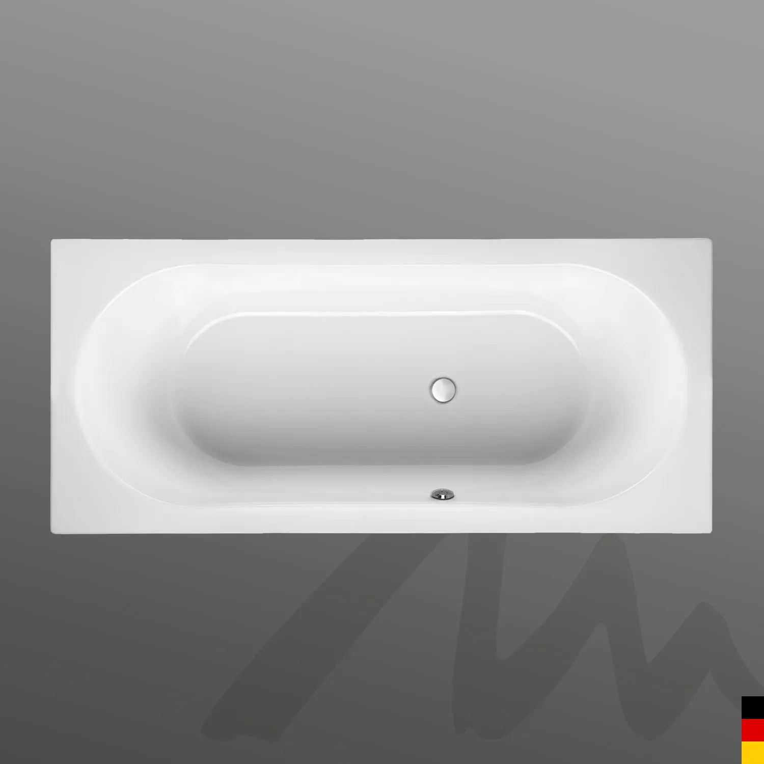 Mauersberger ausana Acryl-Badewanne Rechteckform ausana 170⁄75 uno 1700x750x465, Farbgruppe 3