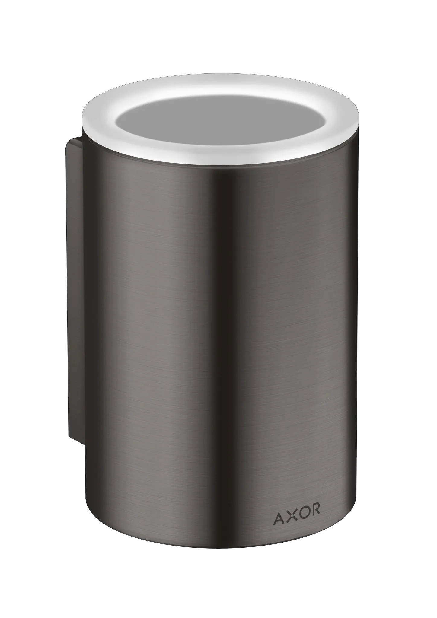 Hansgrohe AXOR Universal Circular Zahnputzbecher, Brushed Black Chrome