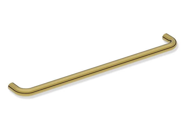 HEWI Haltegriff Serie 480, Edelstahl PVD Gold glänzend, Achsmaß 600 mm, Durchmesser 25 mm
