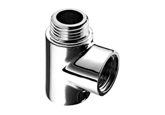 T-Stück, DN 15 G 1/2 AG, DN 15 G 1/2 IG, chrom