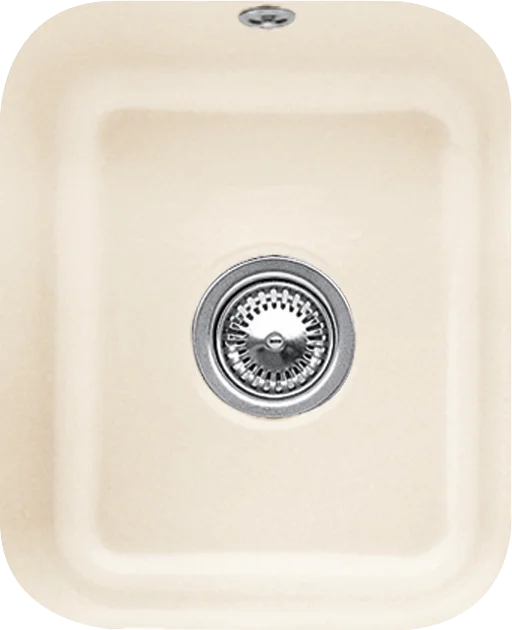 Villeroy & Boch Cisterna 45 Unterbauspüle, 370x435mm, Ivory CeramicPlus