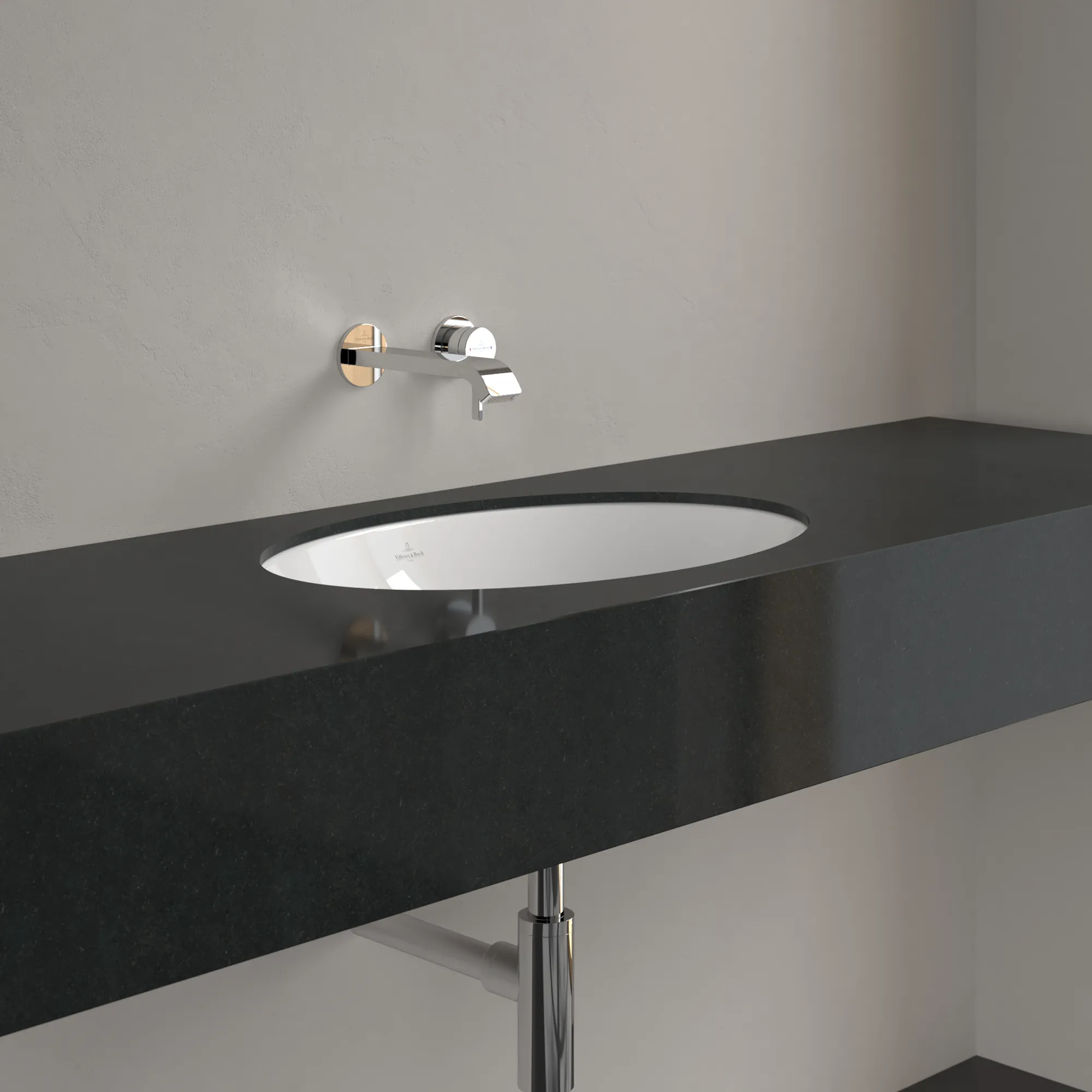 Villeroy & Boch Unterbauwaschtisch aus TitanCeram „Loop & Friends“ 660 × 470 × 230 mm, ohne Hahnlochbohrung in Weiß Alpin Villeroy & Boch Unterbauwaschtisch aus TitanCeram „Loop & Friends“ 660 × 470 × 230 mm, ohne Hahnlochbohrung in Weiß Alpin