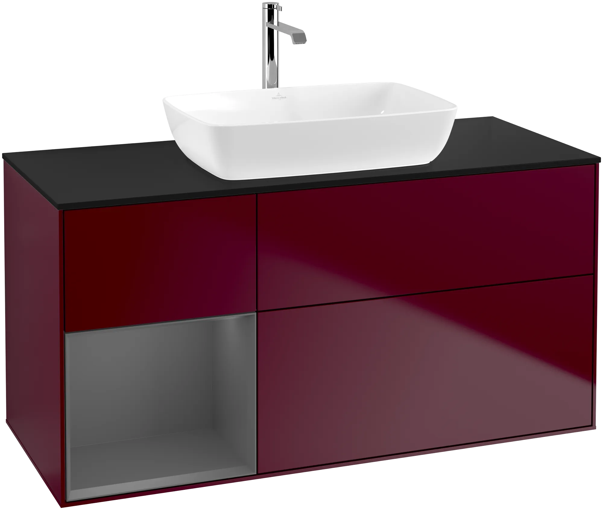 Villeroy & Boch Waschbeckenunterschrank Finion F82, 1200x603x501mm, mit Beleuchtung