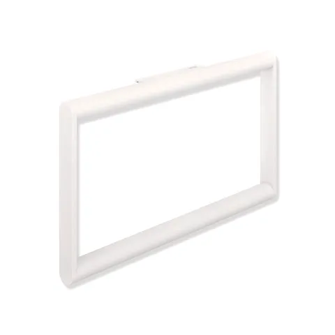 Handtuchring geschlossen pulverbeschichtet weiß tiefmatt Handtuchring geschlossen pulverbeschichtet weiß tiefmatt