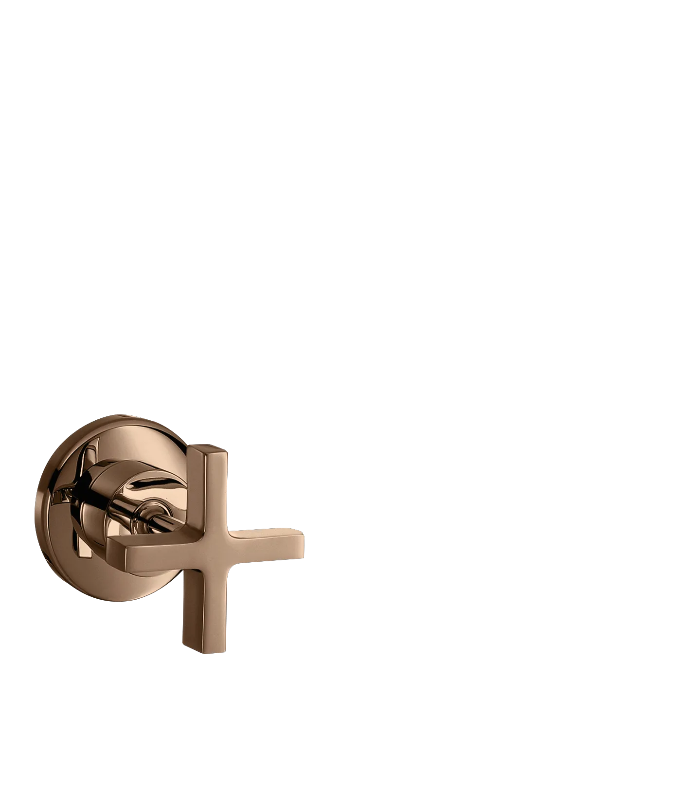 Hansgrohe AXOR Citterio Absperrventil Unterputz, Polished Red Gold