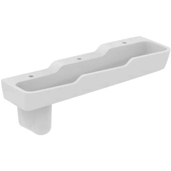 Wandsäule Contour 21 Schools passend zu Reihenwaschtisch S134801 Weiß