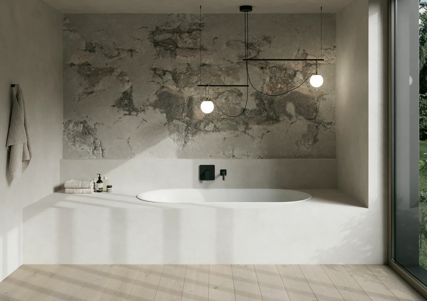 Bette BetteLux Oval Badewanne, 1700x750 mm, 8 mm Falzrand, glasierter Titan-Stahl, 2-Sitzer, Ägäis